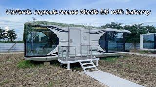 A house that will make you love coming home | Volferda capsule house Modle E8 with balcony