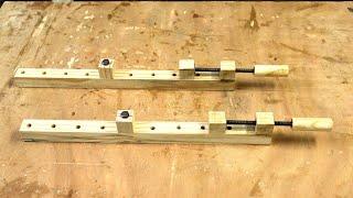 Homemade Wooden Bar Clamp | Woodworking Tools | DIY I GK's Wooden Workshop