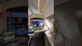 Emirates First Class A380 (retro fit) Dubai to London