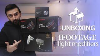 IFOOTAGE lighting equipments UNBOXING (Fish SL1 DN , 6FPM , 6FPL )