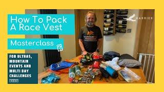 Kit Pack Masterclass for Trail, Ultra, Sky Running and Multi-Day Events