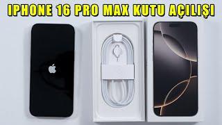 iPhone 16 Pro Max kutu açma videosu | Bunları kimse anlatmadı!