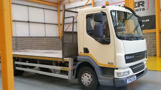 New In Stocklist For Sale: DAF LF45 180 EURO 5, 12 TONNE 4X2 FLATBED – 2011 – FP61 SVA