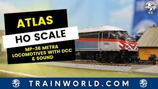 Atlas HO Scale MP-36 Metra Locomotives