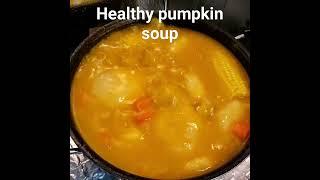 Healthy pumpkin soup