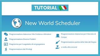 NW Scheduler - APP Publisher — Tutorial ITA (JW adunanze)