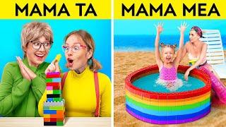 MAMA BOGATĂ vs MAMA SĂRACĂ  Parenting pozitiv și DIY-uri uimitoare pentru copii, marca 123 GO!