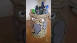 Pen stand from waste plastic bottle | pen stand | Varnika rajvansh