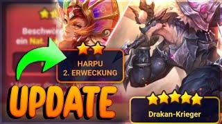 NEUES UPDATE: Mein Erster EINDRUCK der Neuen Monster & 2A  SUMMONERS WAR SKY ARENA DEUTSCH NEWS