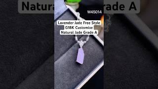 Lavender Jade Free Style#earrings #necklace #pendant #ring #jewelry #jewellery #gems #sapphire#pearl