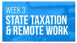 State Taxation and Remote Work