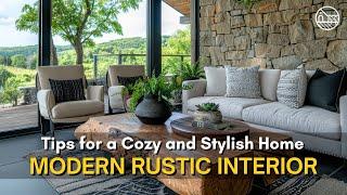 Cozy Meets Chic : The Ultimate Guide to Modern Rustic Interiors