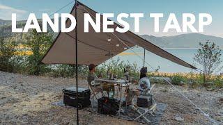 Peaceful Lake Free Camping with Land Nest Tarp and SetPower RV45D Pro | Airstream Basecamp