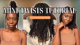 Mini Twists On Fine Blow Dried Hair