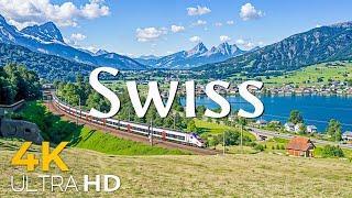 Swiss 4K Amazing Aerial Film - The Most Beautiful Village in Switzerland - Video 4K HDR