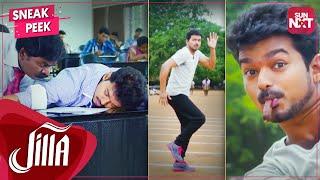 Super Hit Vijay Comedy Scene from Jilla | Vijay, Mohanlal & Kajal Agarwal | Full Movie on SUN NXT