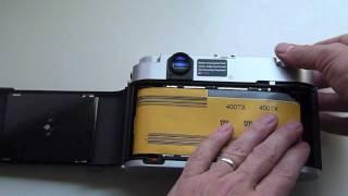 Loading the Fuji GF670 Film Camera