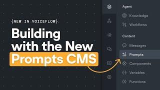 Creating advanced AI prompts in Voiceflow (2024)