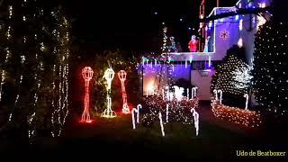 Kerstverlichting buiten in Nijmegen