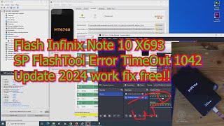 Tutorial Flash Infinix Note 10 SP FlashTool Work