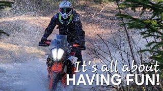 It's All About Having Fun - A Motorcycle Adventure With Friends in Fredriksberg, Dalarna 2024