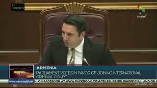 Armenian Parliament votes in favor of joining international criminal court