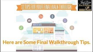 Tips For Final Walkthroughs in Naples Janet Berry 239-450-1892