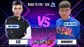 #KOFXV  XiaoHey Vs ZJZ - Road to USA EVO PS Tournament Match - KOF XV