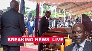 LIVE:PRESIDENT RUTO AND NATEMBEYA ATTEND IEBC CHAIRPERSON WAFULA CHEBUKATI FUNERAL SERVICE KITALE