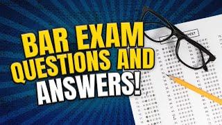 Bar Exam Practice Test With Questions and Answers - Bar Exam Review 2025 - Can You Pass?