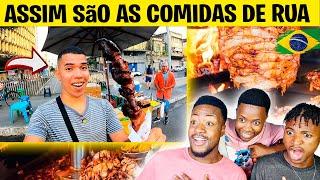 AFRICANOS FICAM APAIXONADO COM AS COMIDAS DE RUA NO BRASIL JOAO PESSOA