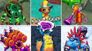 All Prismatic Monsters - All Islands, Release & Monster Sounds (My Singing Monsters: Dawn Of Fire)