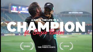 A Day in the Life of a Champion - Suzie Bates | WT20WC 2024