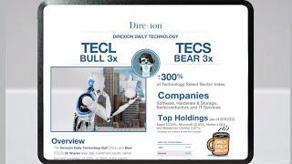 How do Bull and Bear 3x ETFs for Technology Stocks Work?