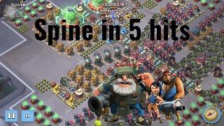 Boom Beach Duplexity :Spine in 5 hits | RANK 1 Chinese 25 TF