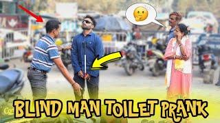 Blind Man Toilet Prank ! - Best Funniest Pranks Of 2025 || MOUZ PRANK