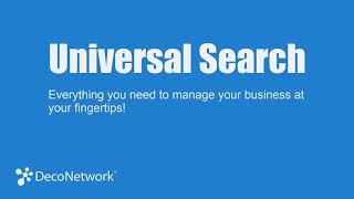 Universal Search - DecoNetwork