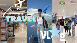 MIGRATING FROM JAMAICA TO THE USA️TRAVEL VLOG//LEAVING PARTY//PACK WITH ME