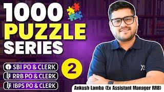  Puzzle Class - 1000 Puzzle Series 2025 | All Bank Exams 2025 | Reasoning by Ankush Lamba