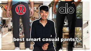 Lululemon ABC trousers (commission pants) vs ALO block pants review | best men's smart casual pants?