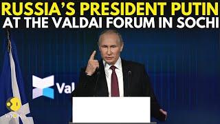 Putin LIVE: Russia's President Putin Speaks At The Valdai Forum In Sochi | Russia News | WION