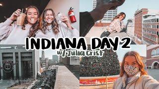 Indiana vlog day 2! | more coffee, taking pictures, exploring downtown, going shopping! [v. 10]