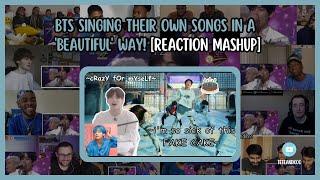 [BTS] BTS singing their own songs in a 'beautiful' way! | Reaction mashup