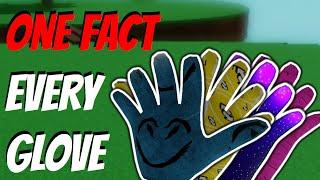 ONE FACT FOR EVERY GLOVE IN SLAP BATTLES | Slap Battles Glove Facts