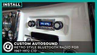 The BEST Radio For A #classictruck?!?! | Custom Autosound Radio Install 67-72 Chevy C10