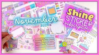 November Shine Sticker Subscription | 2025 Planner 