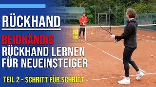 Tennis Rückhand lernen für Anfänger | beidhändige Rückhand lernen | Tennis Mastery