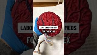 LABOR & DELIVERY MEDS  #nclex #obnursing #maternalnewborn #nursingschool #nursingnotes #nurse