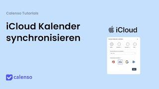 Synchronisiere deinen iCloud Kalender mit Calenso (DE) - Calenso