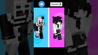 minecraft boys VS giras #shorts #minecraft